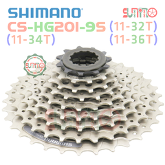 Líp thả xe đạp SHIMANO HG201 9speed chính hãng