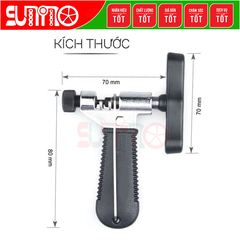 Cảo sên xe đạp THÉP xi tay nhựa  kèm móc sên