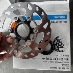 Dĩa thắng center lock SHIMANO RT70 China ICE tản nhiệt chính hãng