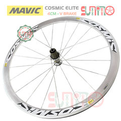 Vành bộ nhôm 4cm xe đạp road MAVIC Cosmic Elite hub QR cối thả HG thắng vành