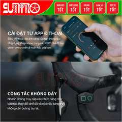 Đèn xe đap MAGICSHINE Evo 1100 kèm bát gắn fullbox chính hãng