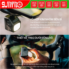 Đèn xe đap MAGICSHINE Evo 1100 kèm bát gắn fullbox chính hãng