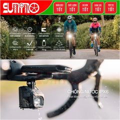 Đèn xe đap MAGICSHINE Evo 1100 kèm bát gắn fullbox chính hãng