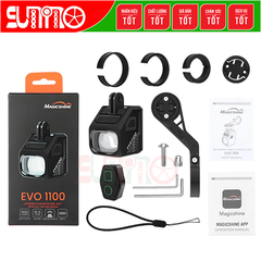 Đèn xe đap MAGICSHINE Evo 1100 kèm bát gắn fullbox chính hãng