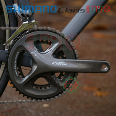 Giò dĩa cốt rỗng SHIMANO Claris R2000 34/50T kèm BB vặn chính hãng
