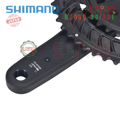 Giò dĩa cốt rỗng SHIMANO 105 R7000 39/53T-170mm chính hãng