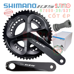 Giò dĩa cốt rỗng SHIMANO 105 R7000 39/53T-170mm chính hãng