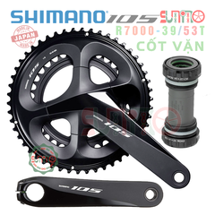 Giò dĩa cốt rỗng SHIMANO 105 R7000 39/53T-170mm chính hãng