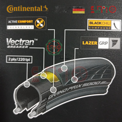 [GERMANY-Đức] Vỏ xe đạp gấp CONTINETAL Grand Prix 5000 fullbox chính hãng