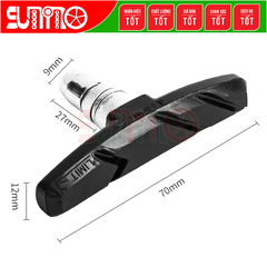 Gôm thắng xe đạp SHUANGJIE MTB brake pads đế cao su