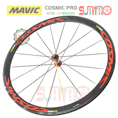 Vành bộ nhôm 4cm xe đạp road MAVIC Cosmic Pro hub QR áo carbon cối thả HG thắng vành