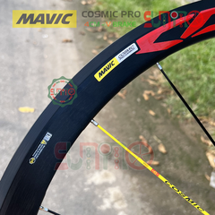 Vành bộ nhôm 4cm xe đạp road MAVIC Cosmic Pro hub QR áo carbon cối thả HG thắng vành