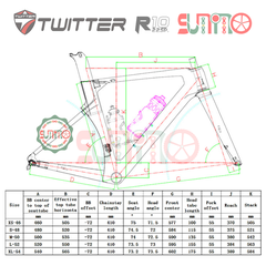 Xe đạp đua carbon TWITTER R10 RS-22S 2024 đen thắng dĩa