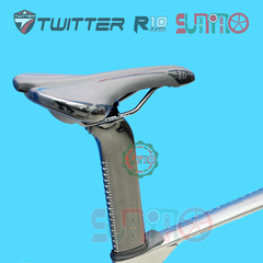Xe đạp đua carbon TWITTER R10 RS-22S 2024 đen thắng dĩa
