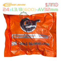 Ruột xe đạp CHENGSHIN 24x1.3/8(600) AV32 gắn xe đạp phổ thông