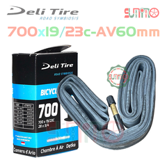 Ruột DELI 700x19/23c gắn xe đạp đua