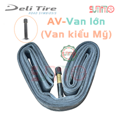 Ruột DELI 700x19/23c gắn xe đạp đua