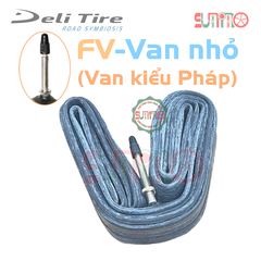 Ruột DELI 700x19/23c gắn xe đạp đua