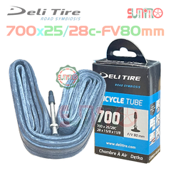 Ruột DELI 700x25/28c gắn xe đạp đua