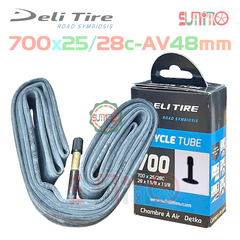 Ruột DELI 700x25/28c gắn xe đạp đua
