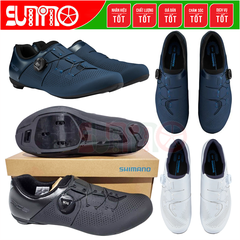 Giày can đạp xe road SHIMANO RC302 Wide fullbox chính hãng
