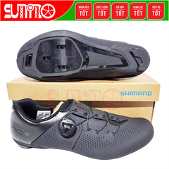 Giày can đạp xe road SHIMANO RC302 Wide fullbox chính hãng