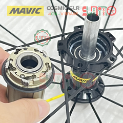 Vành bộ nhôm 4cm xe đạp road MAVIC Cosmic SLR hub QR áo carbon cối thả HG thắng vành