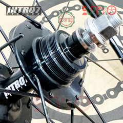 Vành bộ xe đạp fixed gear INTRO7 trước 20 căm sau 24 căm