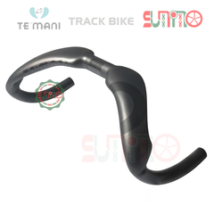 Ghi đông track carbon TEMANI 31.8mm cho xe đạp fixed gear