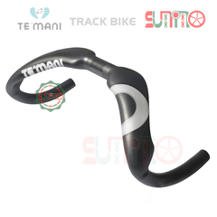 Ghi đông track carbon TEMANI 31.8mm cho xe đạp fixed gear