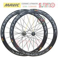 Vành bộ nhôm 5cm xe đạp road MAVIC Cosmic Utimate hub QR áo carbon cối thả HG thắng vành