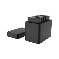 Hộp ổ cứng HDD Box 3.5 inch 5 khe cắm Orico SATA 3 USB 3.0 Type B DS500U3 - Tốc độ 5Gbps.