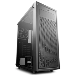 Vỏ case Deepcool E-Shield ( Mid Tower/ Màu Đen/ 1 Fan 12cm)