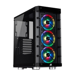 Vỏ Case Corsair 465X TG RGB (Mid Tower /Màu Đen) CC-9011188-WW Sẵn 3 Fan