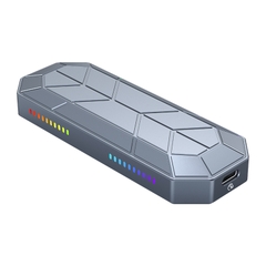 Hộp đựng ổ cứng SSD Box Orico M2VG01-C3-GY - RGB NVMe M.2  - Tốc độ 10Gbps