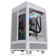 Case Thermaltake Tower 100 Snow Mini Chassis White Sẵn 2 Fan