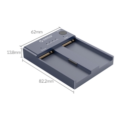 Đế ổ cứng SSD ORICO M2P2-C3-C-GY - NVME M.2 Tốc độ 10Gbps.