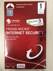 Phần Mềm Diệt Virus Trend Micro Internet Security 1PC  15 Tháng