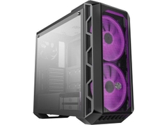 Case Cooler Master H500 (Iron Grey) kính cường lực sẵn 3 Fan Led