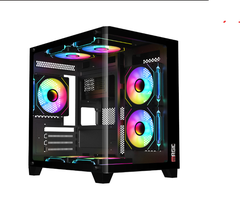 CASE MAGIC GM-02 (M-ATX) BLACK sẵn 3 Fan