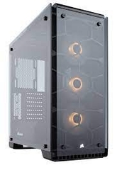 Case Corsair Crystal 570X Black RGB - Tempered Glass (CC-9011098-WW) Sẵn 3 Fan