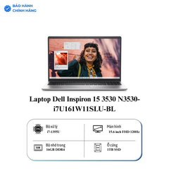 Laptop Dell Inspiron 15 3530 N3530-i7U161W11SLU-BL
