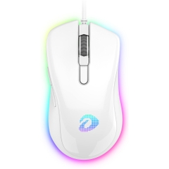 Chuột Gaming DareU EM908 WHITE (ARTIC/ Led RGB/ Bravo Sensor)