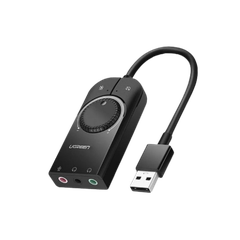 Bộ chuyển đổi USB 2.0 ra âm thanh 3.5mm mic+stereo Ugreen (10330)