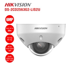 Camera IP Dome 6MP Hikvision DS-2CD2563G2-LIS2U