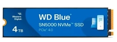 SSD Western Digital Blue SN5000 4TB PCIe Gen4 x4 NVMe M.2 WDS400T4B0E