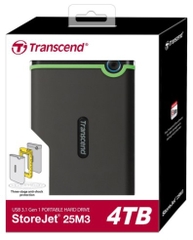 Ổ cứng di động Transcend StoreJet Slim 25M3S 4TB TS4TSJ25M3S