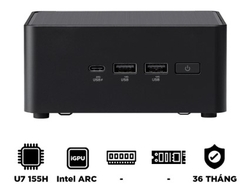 Máy tính Mini PC Asus NUC 14 Pro Tall RNUC14RVHU700000I (Ultra 7 155H, Arc Graphics)