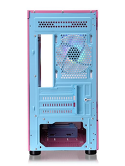 Thùng máy Thermaltake View 170 TG ARGB Snow Micro Chassis - Pink - có sẵn 3 Fan Led