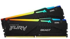 RAM PC Kingston FURY Beast RGB 32GB (1x32GB) DDR5 6000Mhz (KF560C36BBE2A-32) (AMD EXPO+INTEL XMP)